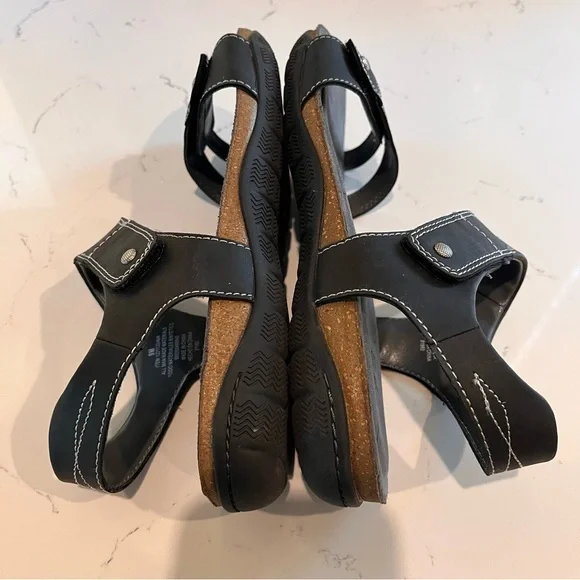 Khombu Women's 9 M Comfort Sport Sandal Adjustable Strap Black - Picture 8 of 13